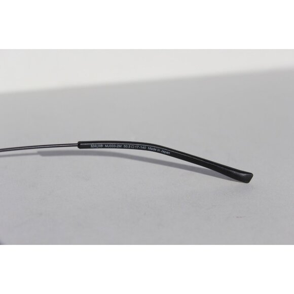 MAUI JIM Aki Aki POLARIZED Sunglasses RM333-2M Black/Hawaii Lava NEW - Picture 7 of 12